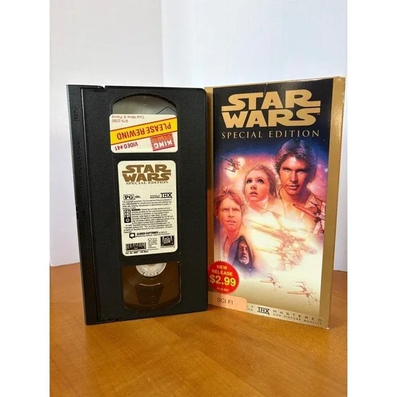 Star Wars Original Trilogy Special Edition VHS (1997) Gold Box Set THX PG Rental - Picture 8 of 16